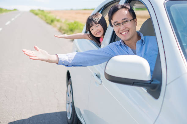 istock man drive car in Furano 929907622