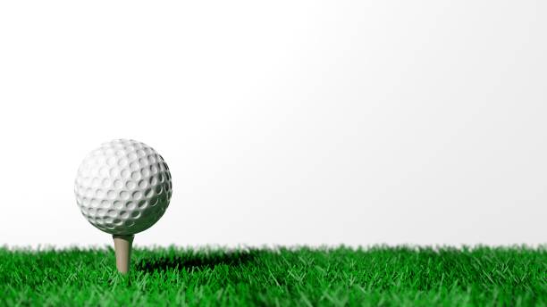 istock Golf balls on green turf 929918396