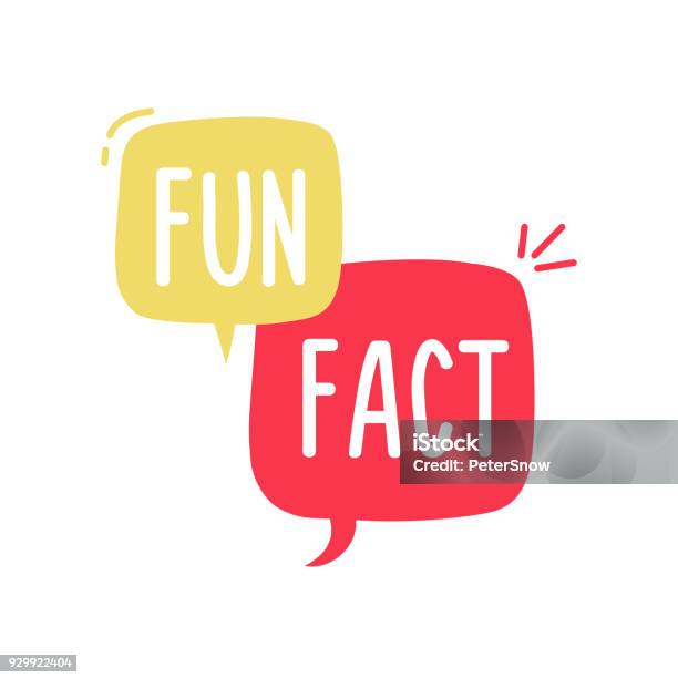 Vector Fun And Cheerful Doodle Speech Bubble With The Words Fun Fact Vector Concept Illustration Stock Illustration - Download Image Now