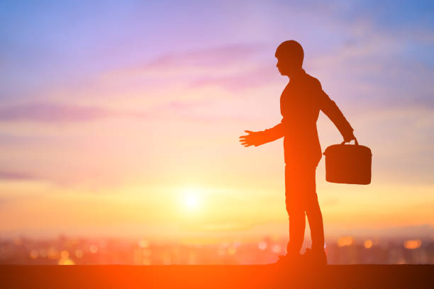 istock silhouette of business man 929930814
