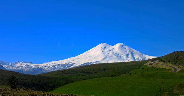 istock Elbrus mountain is highest peak of Europe 929937444