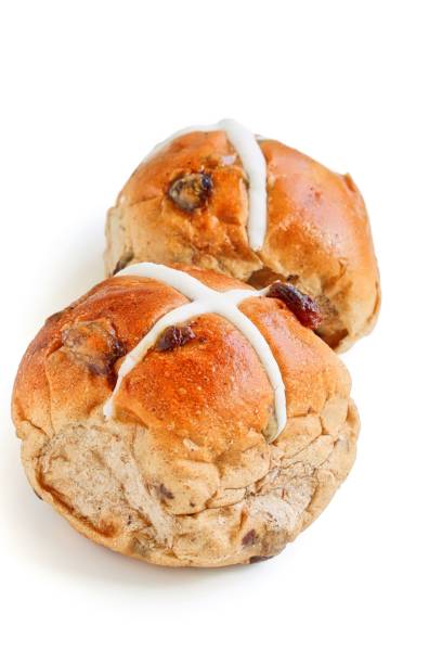 istock Freshly Baked Hot Cross Bun 929940774