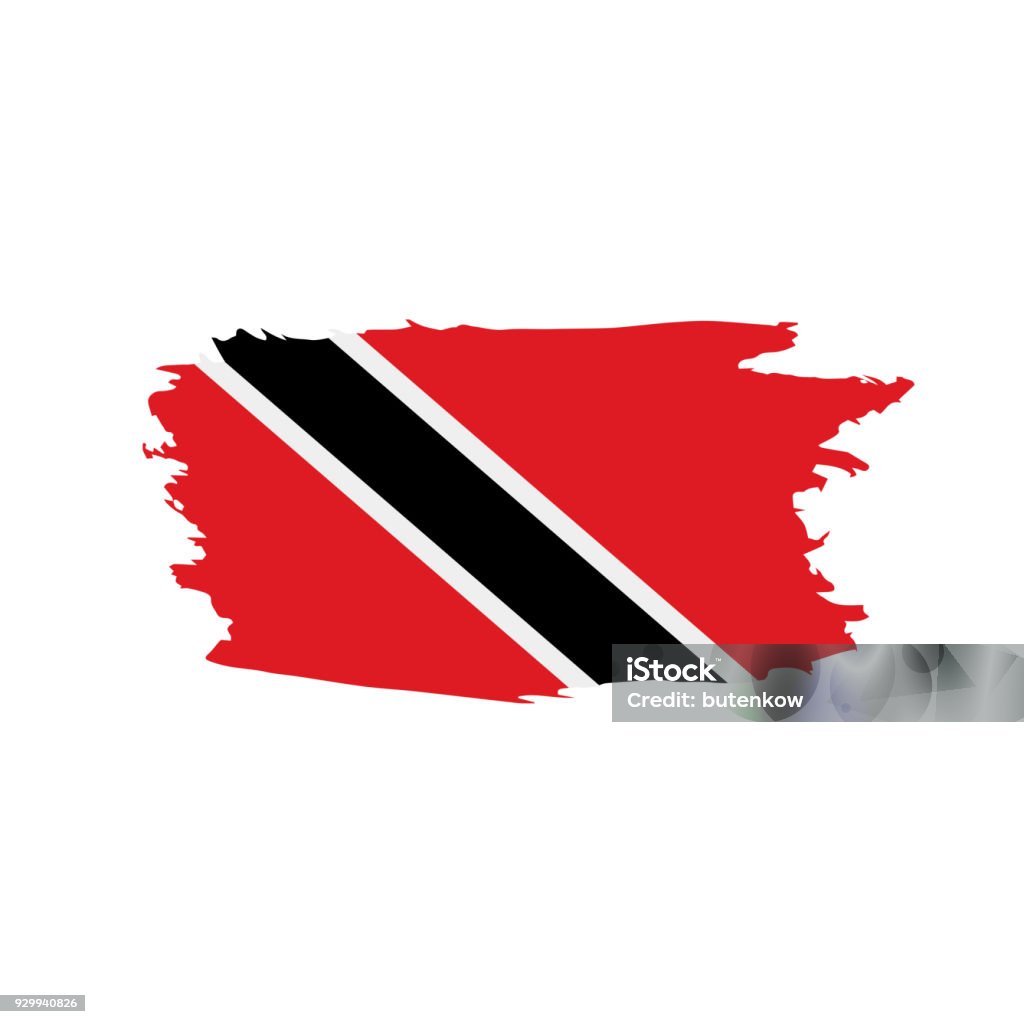 Trinidad Und Tobago Flagge Vektorillustration Stock Vektor Art und mehr