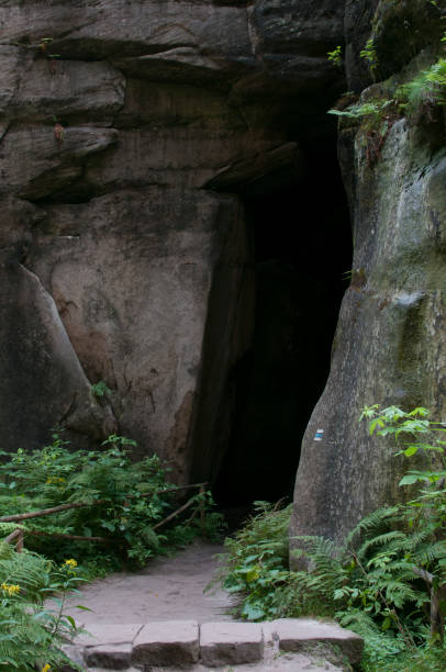 istock The narrow path among high rocks (Adrspach Rock City) 929942270