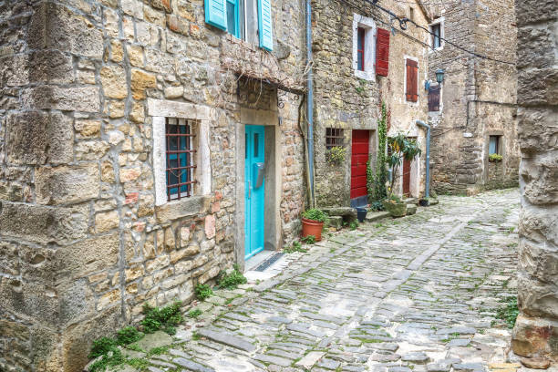 istock An ancient stone street. 929944898