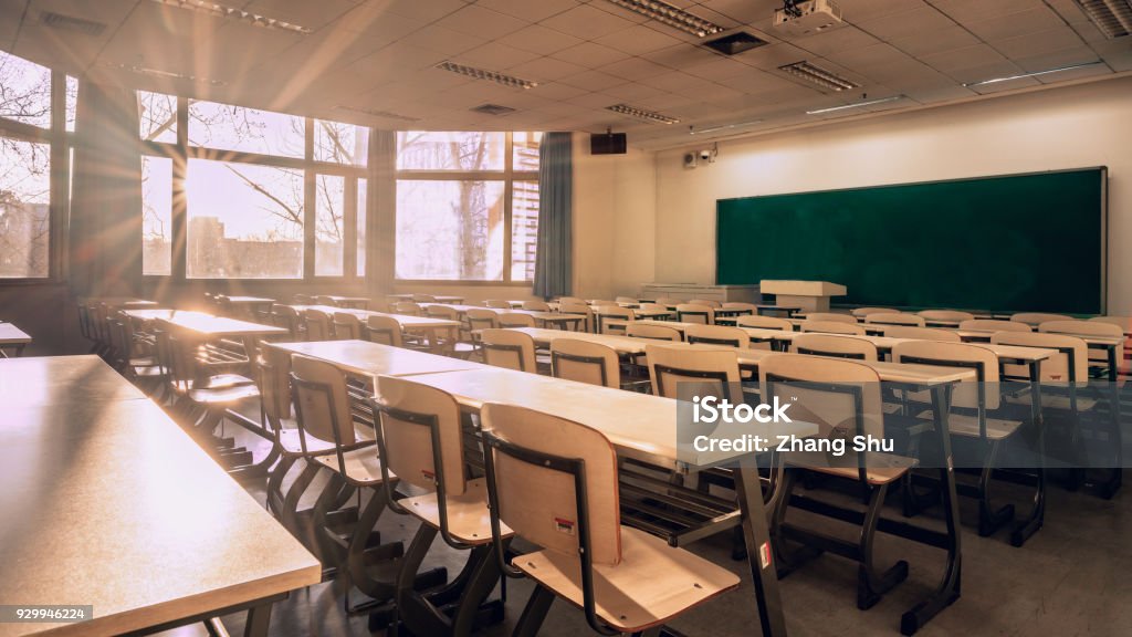 classroom Education Stock Photo