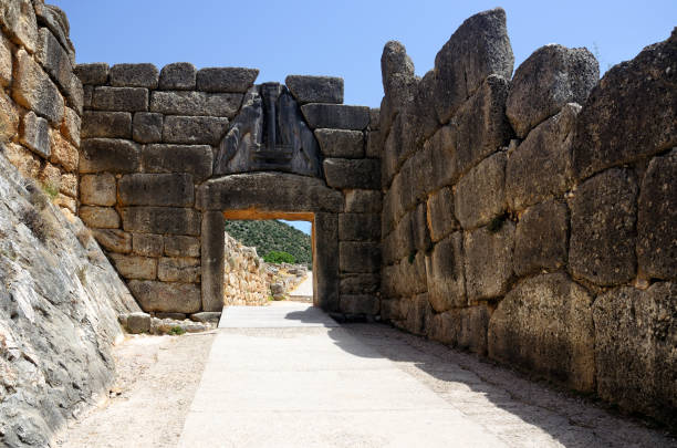 istock Lion Gate of Mycenae, Greece 929952932