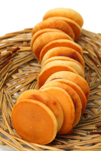 Dorayaki, isolated banquet with white background
