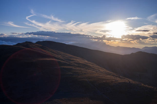 istock Sunset on the peak of Puigmal 929993500
