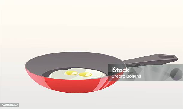 Frying Pan Stock Vektor Art und mehr Bilder von Bratpfanne - Bratpfanne, Computergrafiken, Ei