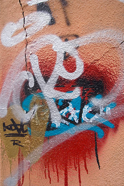 istock Graffiti on a wall, Turkey, Istanbul, Taksim 93000840