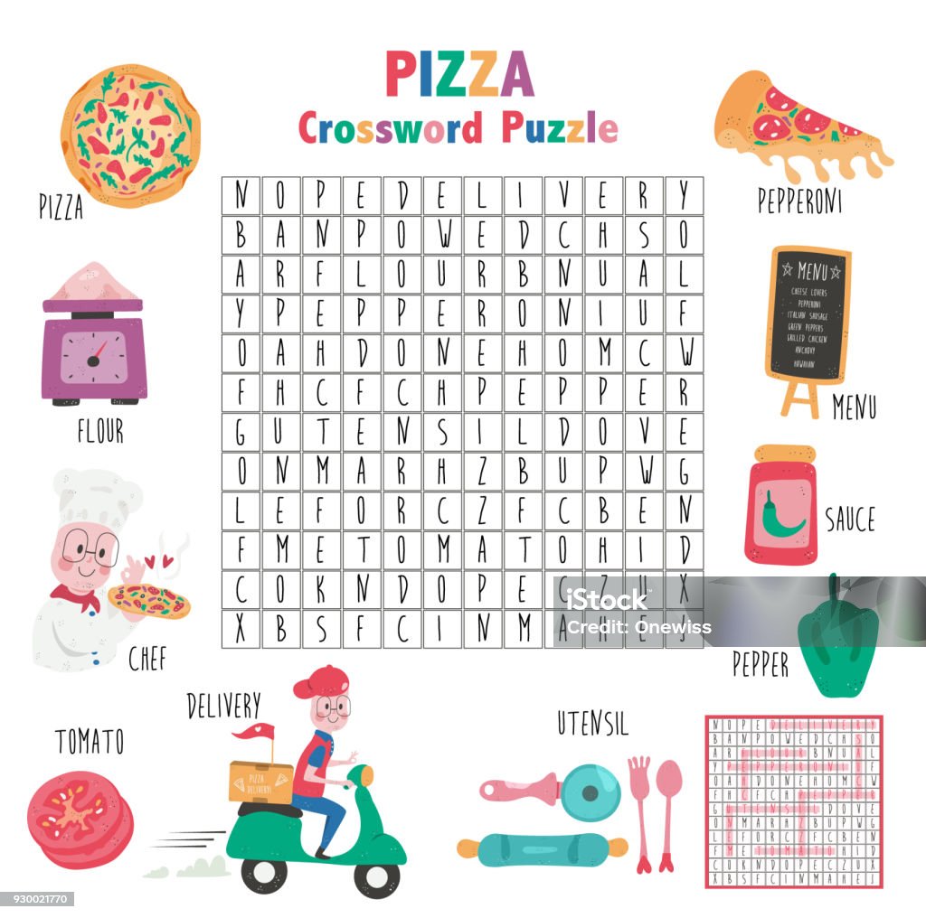 Pizza Puzzle Stock Illustration - Download Image Now - Child