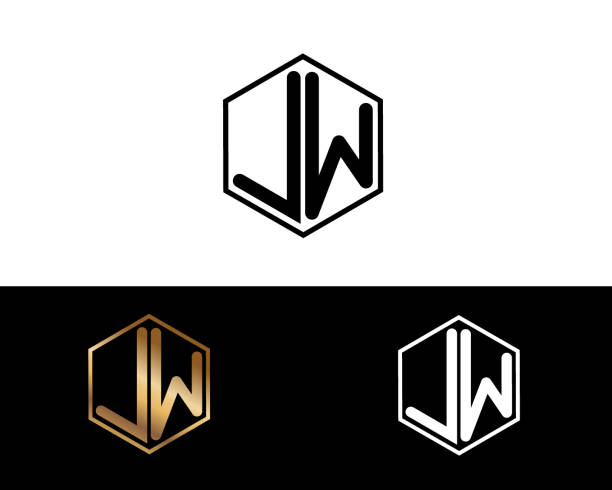 jw 図形文字デザイン - connect点のイラスト素材／クリップアート素材／マンガ素材／アイコン素材