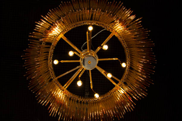istock Chrystal chandelier close-up. 930022266