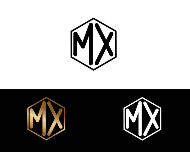 mx 形文字デザイン - connect点のイラスト素材／クリップアート素材／マンガ素材／アイコン素材