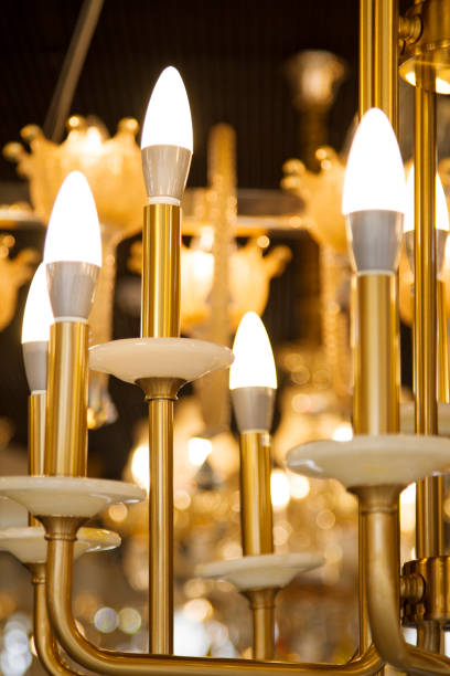 istock Chrystal chandelier close-up. 930025610