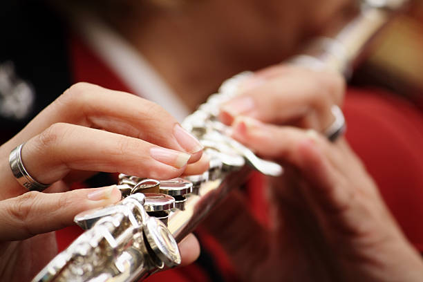 istock Closeup of a Flute Player 93003312