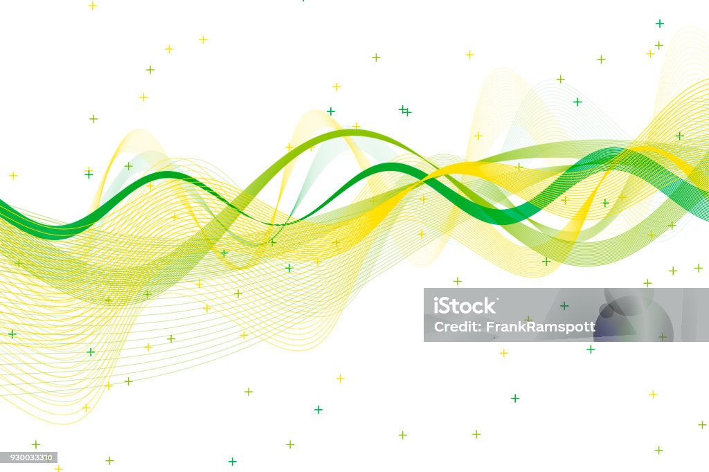 Spring Wave Pattern Horizontal Stock Illustration - Download Image Now ...