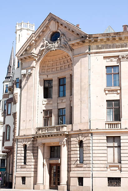 Old building in Riga, Latvia stock photo