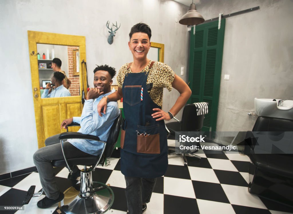 Barber Shop Stock Photo - Download Image Now - African Ethnicity