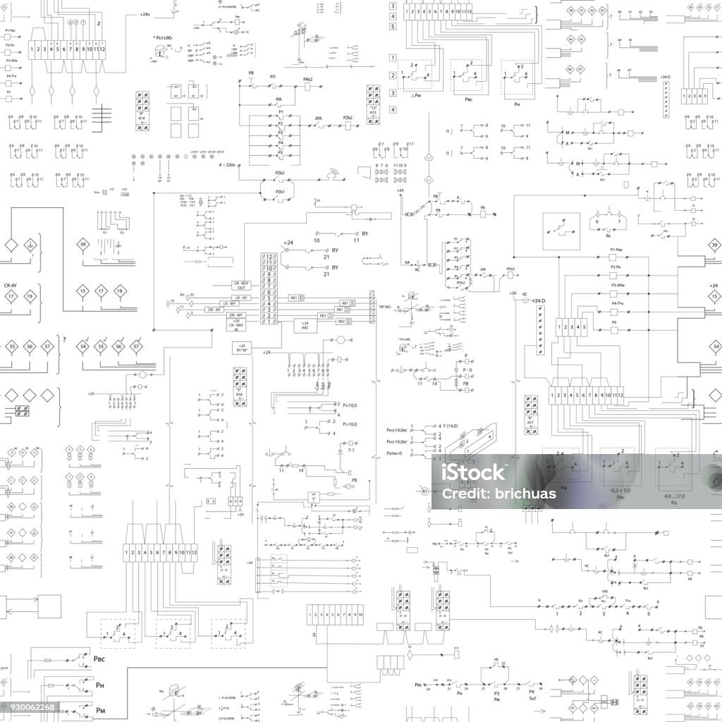 patrón transparente esquema Resumen - arte vectorial de Plano - Documento libre de derechos