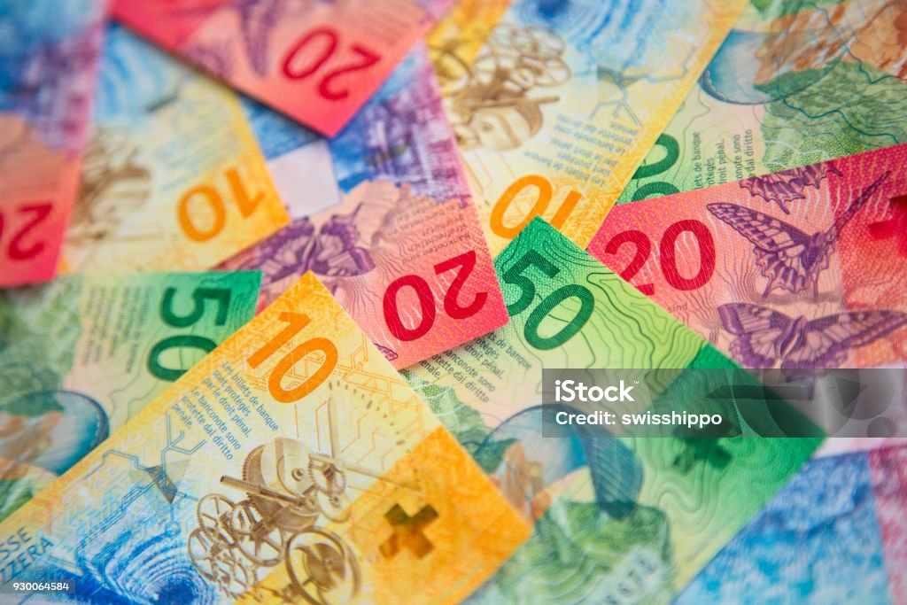 Zwitserse Franken - Royalty-free Zwitserse valuta Stockfoto