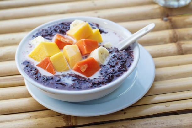 istock porridge made of black rice 930065118