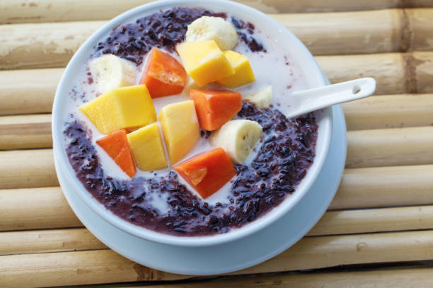 istock porridge made of black rice 930067486