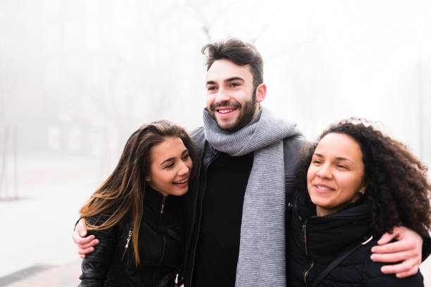 istock Mixed siblings having a fun conversation in the morning 930071230