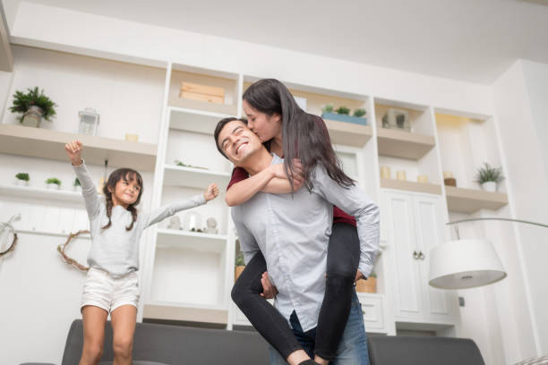 istock Happy Family spending time together at home.In selective focus 930090856