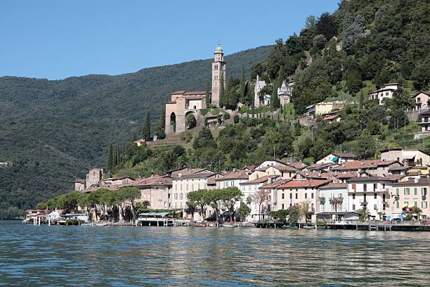 istock Morcote Village from Lake Lugano, Switzerland 93010280
