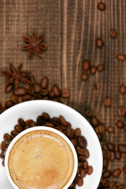 istock Coffee Drink. Cup Of Coffee On Wooden Table. 930107368