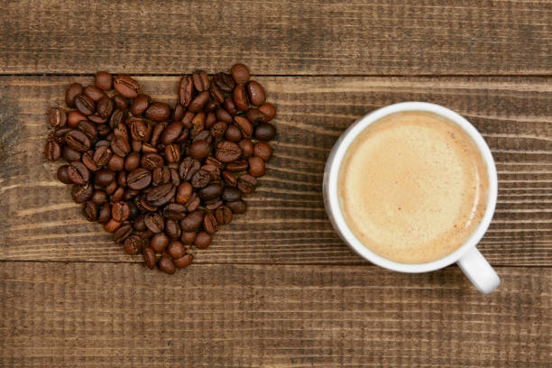 istock Love Coffee. Cup Of Coffee And Coffee Heart 930112264