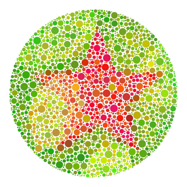 Color Blindness Test For Children Stock Illustration - Download Image Now - Color  Blindness, Green Color, Medical Test - iStock