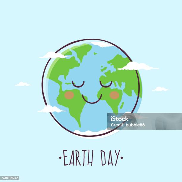 Vetores de Dia Da Terra e mais imagens de Globo terrestre - Globo terrestre, Planeta Terra, Dia Mundial da Terra