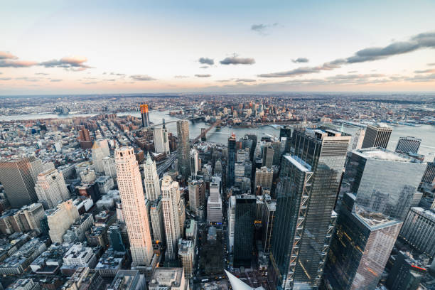 istock Aerial View of Downtown Manhattan, NYC 930116982