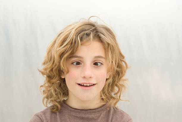 Portrait Of A Happy Child Boy