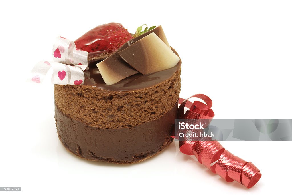 Couche de gâteau de la Saint-Valentin - Photo de Aliment libre de droits