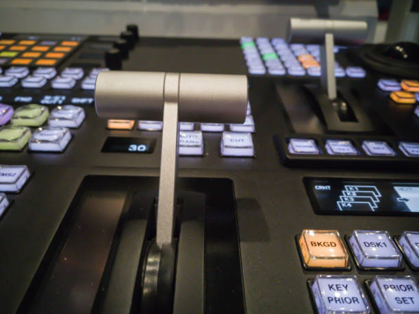 istock Video switcher of Television Broadcast with blurry background 930130924