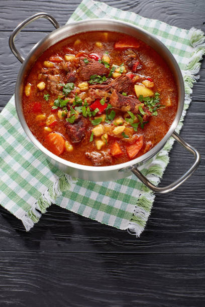 istock hot hungarian goulash in a pot 930137846