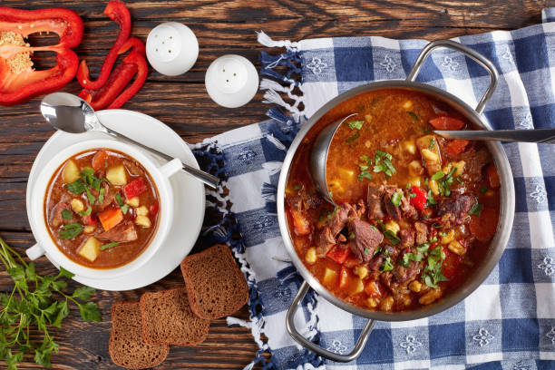 istock goulash or bograch soup served in a bowl 930138022