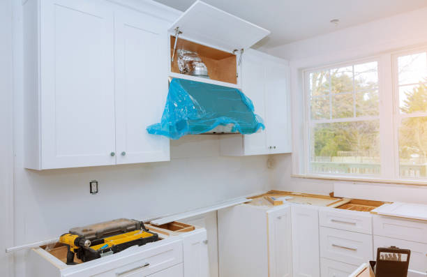 istock Home Improvement Kitchen Remodel worm's view installed in new kitchen 930144382