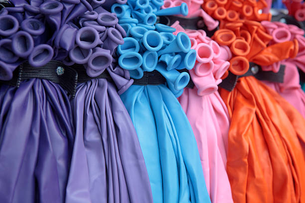 istock bunch of deflated balloons in different colors 93014943