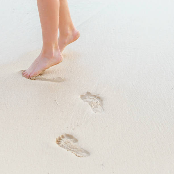 istock Footprints of a woman 930151680