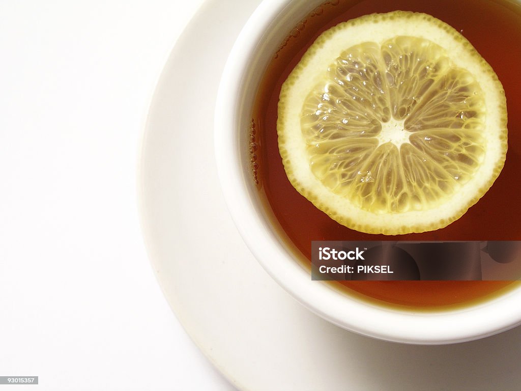 Tazza di tè - Foto stock royalty-free di Agrume