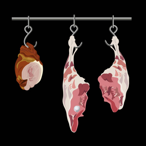 551 Hanging Meat Illustrations & Clip Art - iStock | Butcher, Meat hook,  Raw meat