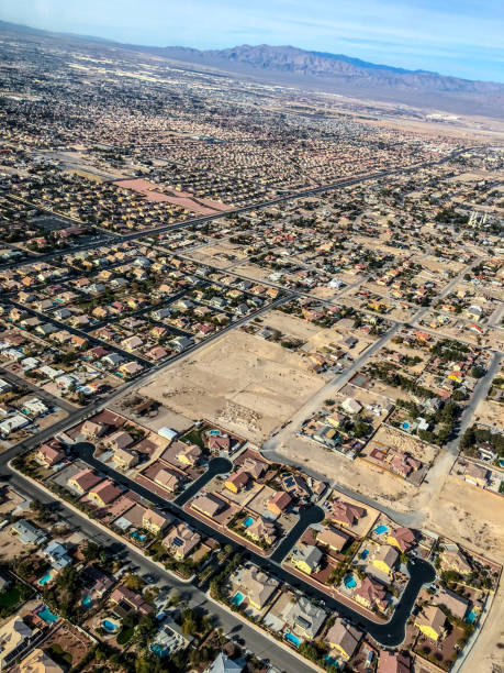 istock Aerial View on Las Vegas suburbs, USA 930171486