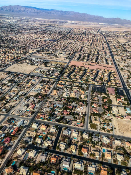 istock Aerial View on Las Vegas suburbs, USA 930171504
