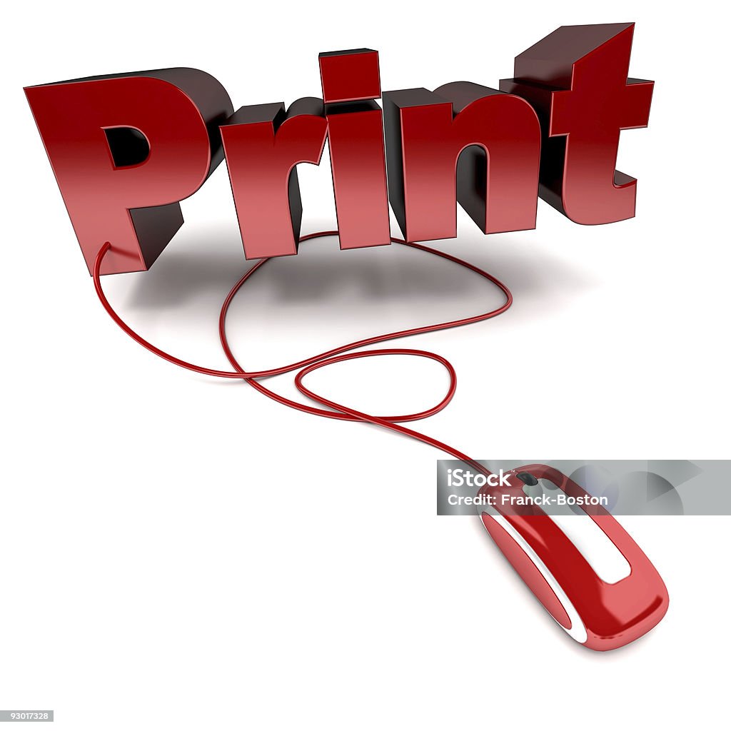 Línea de impresión - Foto de stock de Blanco - Color libre de derechos