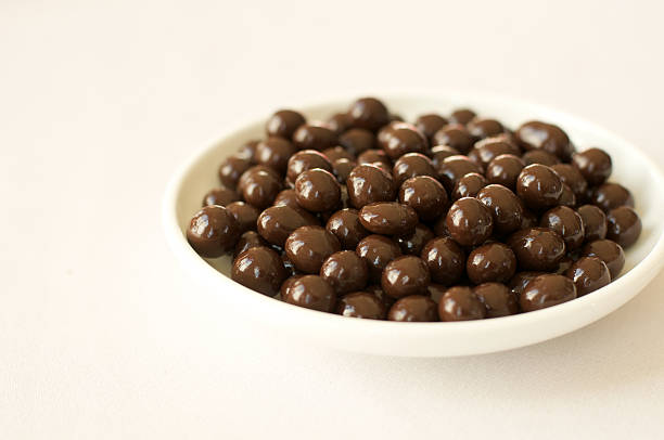 istock Bowl of Chocolates on White Background 93018867